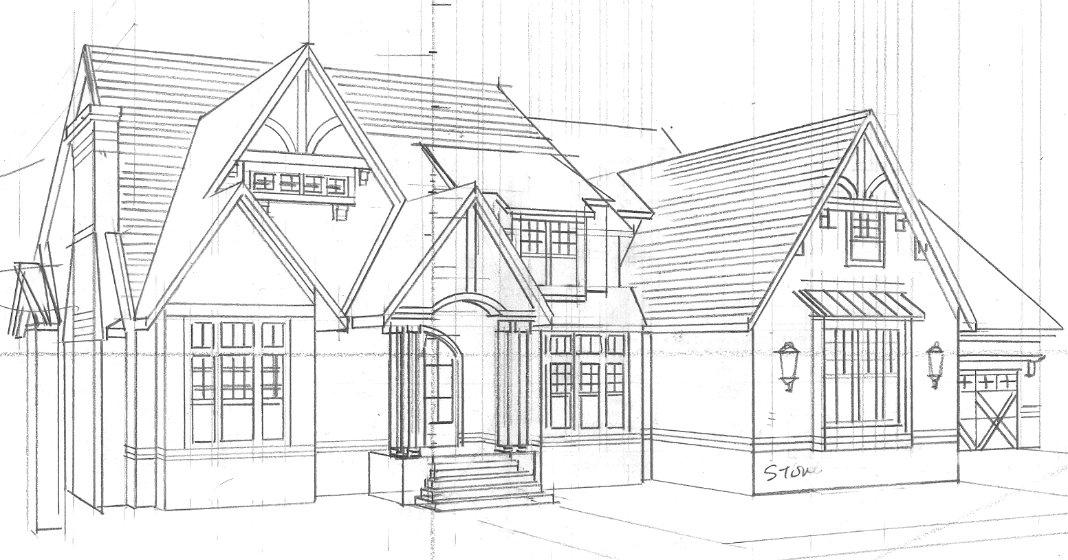 Dream House Sketch Design Easy